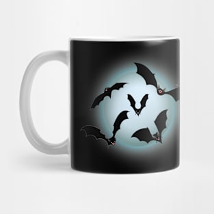 Halloween Bats under the moonlight Mug